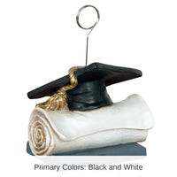 6 Pack Bulk Grad Cap Graduation Party Photo/Balloon Holder
