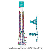 72 Pack Bulk Luau Bead Necklaces