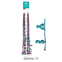 72 Pack Bulk Luau Bead Necklaces