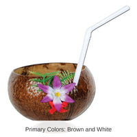 12 Pack Bulk Luau Party Coconut Cup