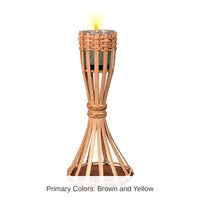 6 Pack Bulk Luau Party Tabletop Bamboo Torch