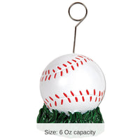 6 Pack Bulk Baseball Party Photo/Balloon Holder