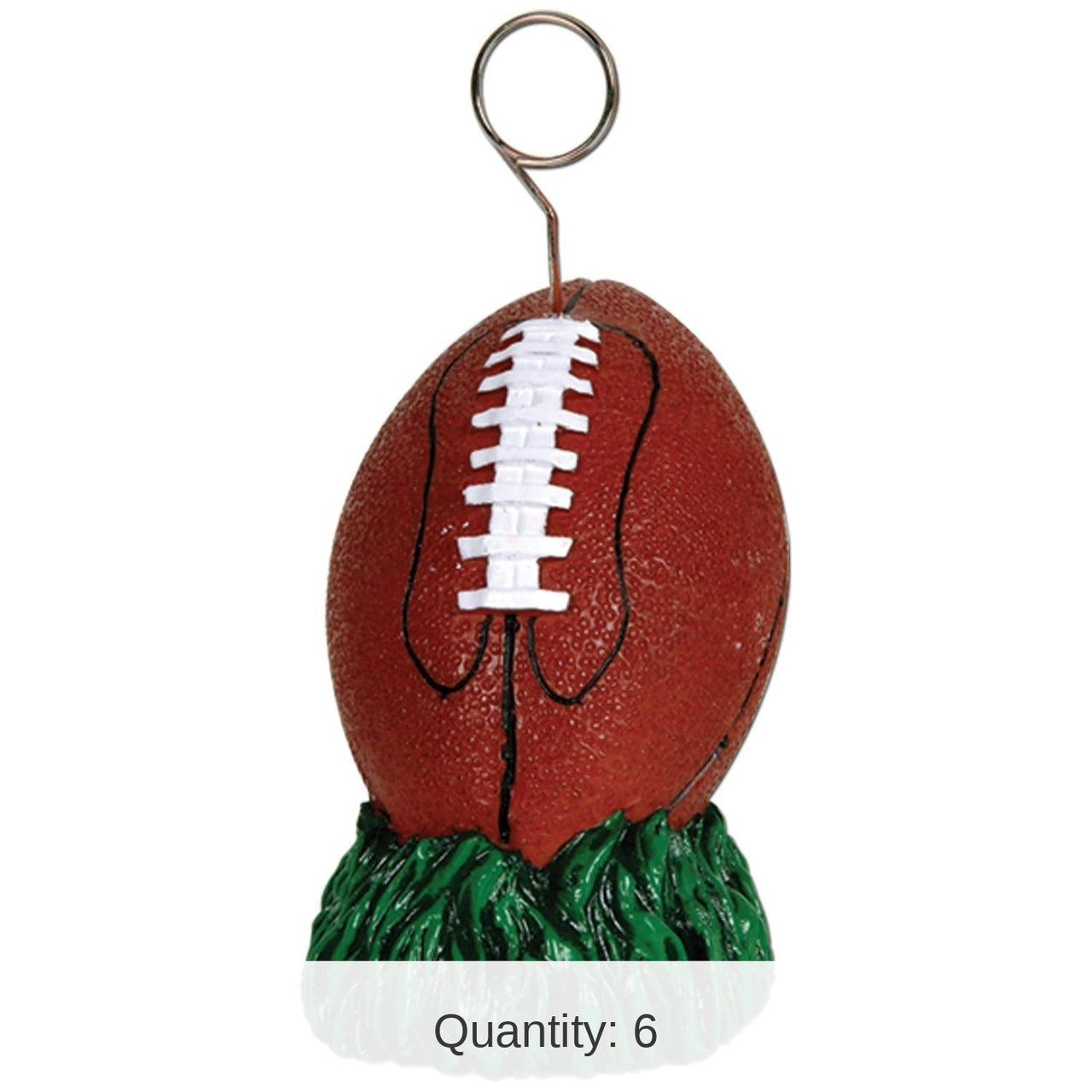6 Pack Bulk Football Party Photo/Balloon Holder