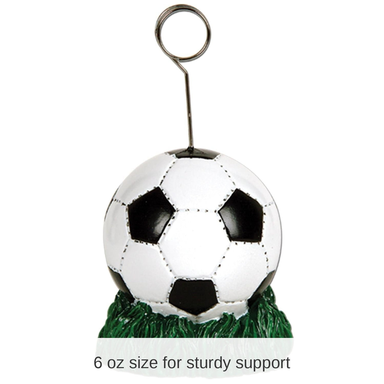 6 Pack Bulk Soccer Ball Party Photo/Balloon Holder