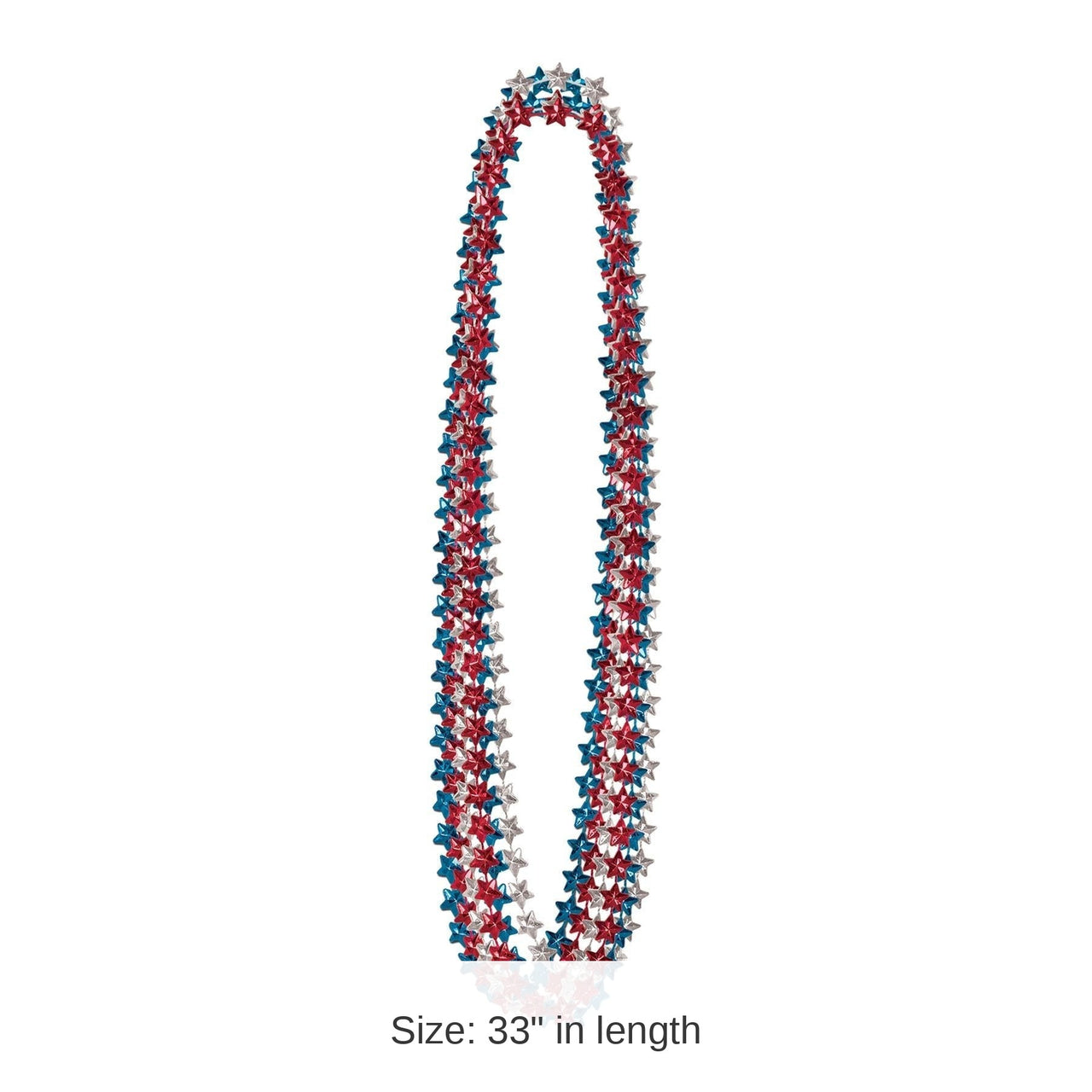 72 Pack Bulk Star Party Bead Necklaces
