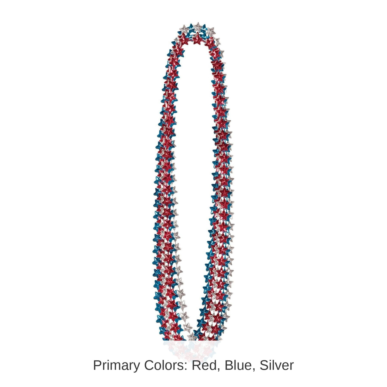 72 Pack Bulk Star Party Bead Necklaces