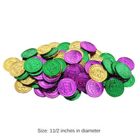 1200 Pack Bulk Mardi Gras Plastic Coins