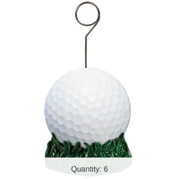 6 Pack Bulk Golf Ball Party Photo/Balloon Holder