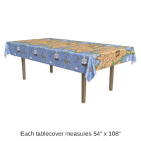 12 Pack Bulk Treasure Map Pirate Party Tablecover