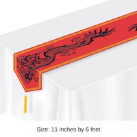 12 Pack Bulk Printed Asian Paper Party Table Runner