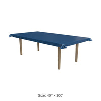 Plastic Party Table Roll - blue
