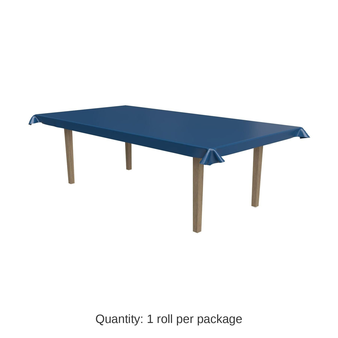 Plastic Party Table Roll - blue
