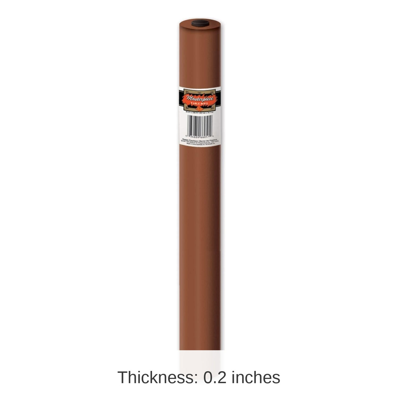 Chocolate Brown Plastic Party Table Roll