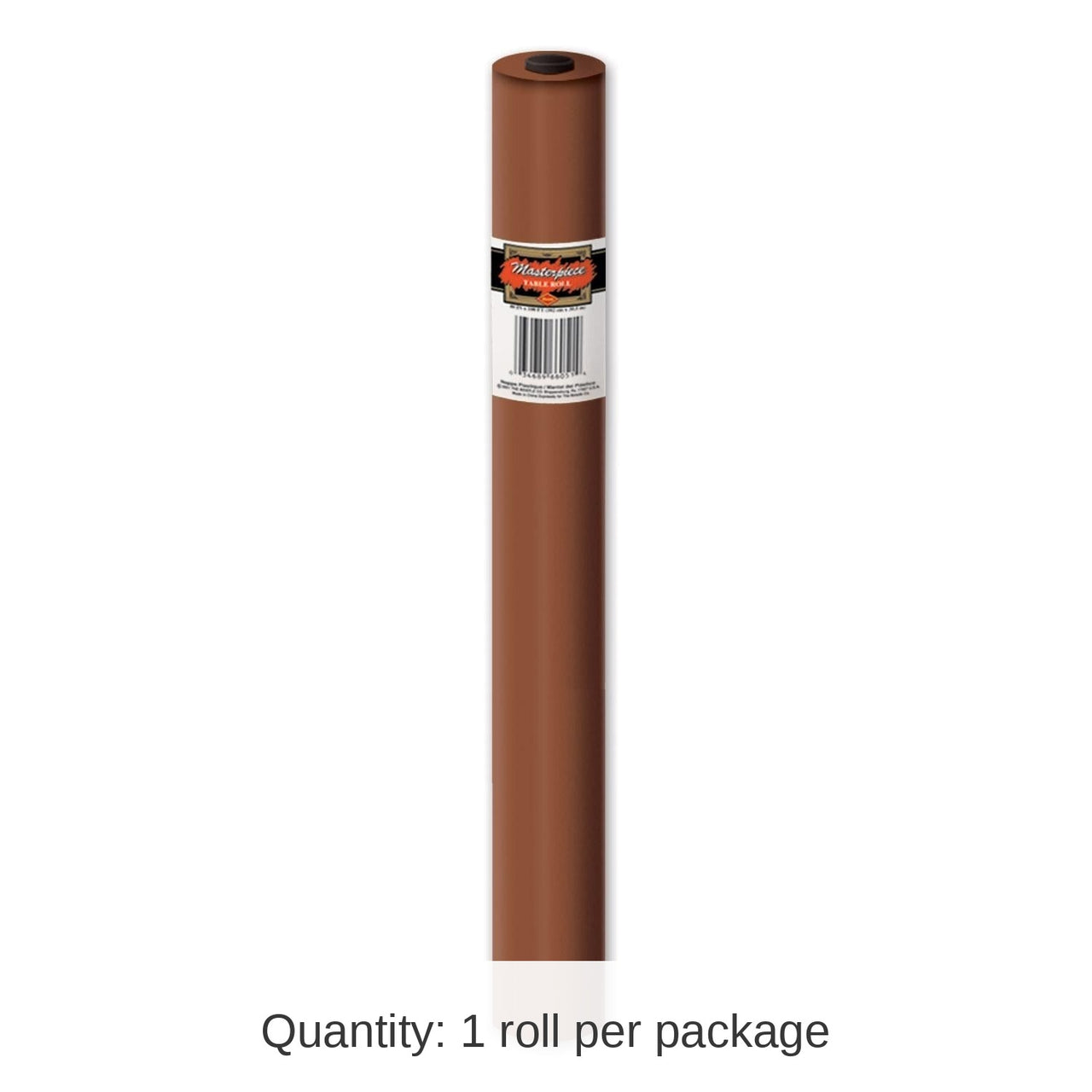 Chocolate Brown Plastic Party Table Roll