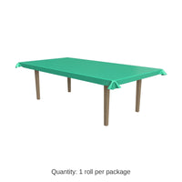 Green Plastic Party Table Roll