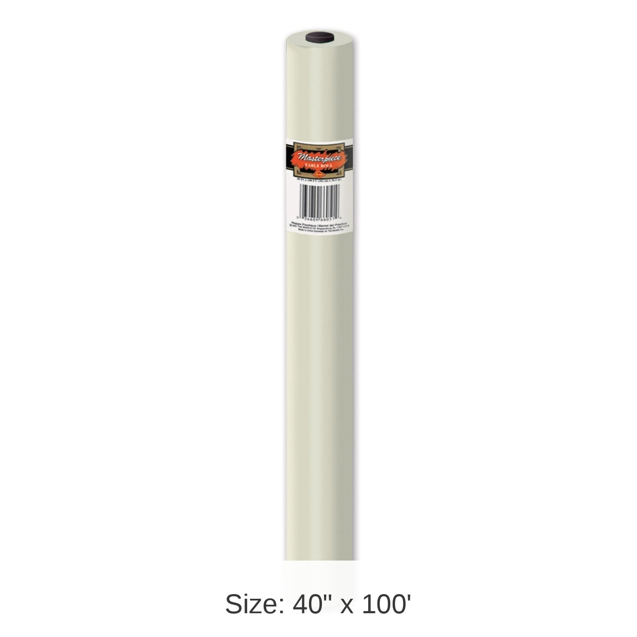 Ivory Plastic Party Table Roll