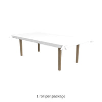 White Plastic Party Table Roll