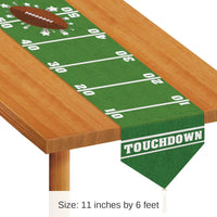 12 Pack Bulk Printed Game Day Football Party Paper Table Runner