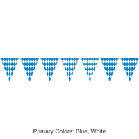 12 Pack Bulk 12 ft. Oktoberfest Pennant Banner (Triangle)
