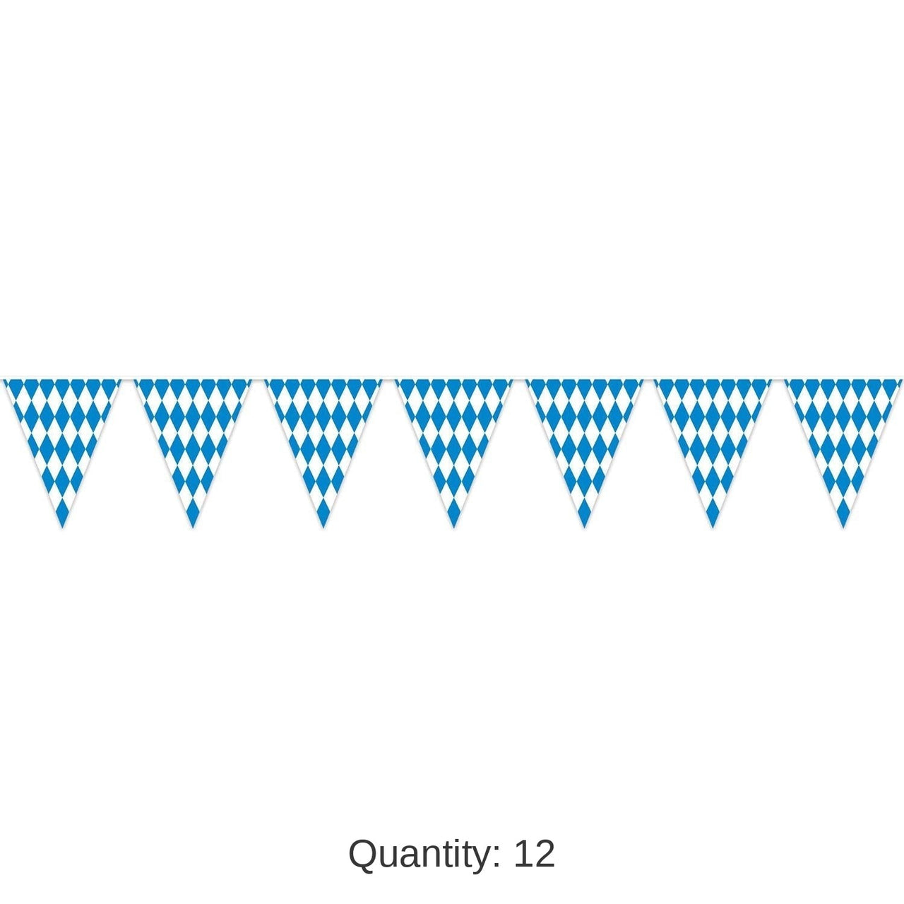 12 Pack Bulk 12 ft. Oktoberfest Pennant Banner (Triangle)