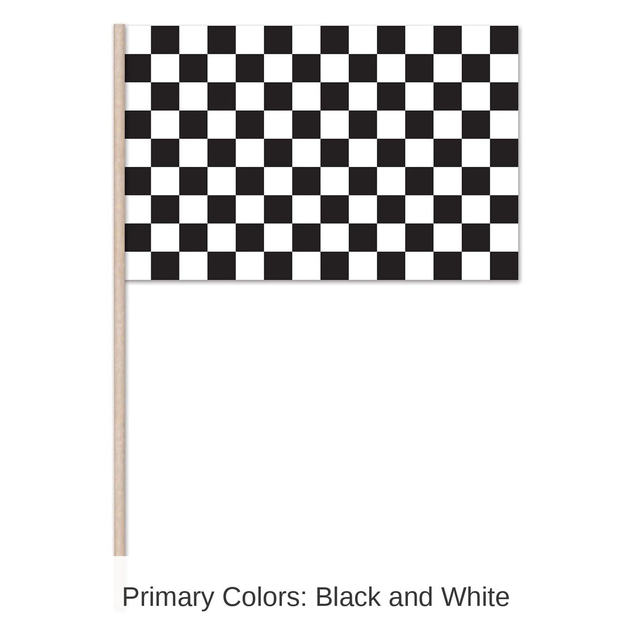 144 Pack Bulk Checkered Party Flag - Plastic