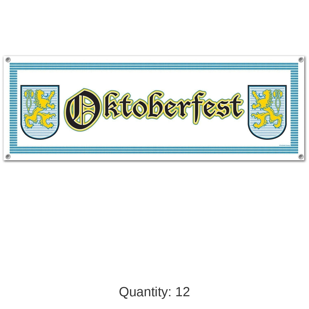 12 Pack Bulk Oktoberfest Sign Banner