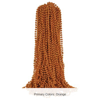 300 Pack Bulk Orange Round Party Beads 7mm x 33 inch