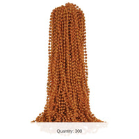 300 Pack Bulk Orange Round Party Beads 7mm x 33 inch