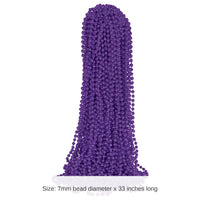 300 Pack Bulk Purple Round Party Beads 7mm x 33 inch