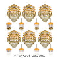 168 Piece Bulk Black-Tie Lighting Party Props