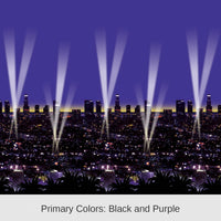 6 Pack Bulk Skyline Party Backdrop