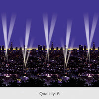 6 Pack Bulk Skyline Party Backdrop