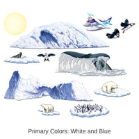 144 Piece Bulk Arctic Cruise Party Props