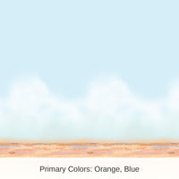 6 Pack Bulk Desert Sky/Sand Party Backdrop