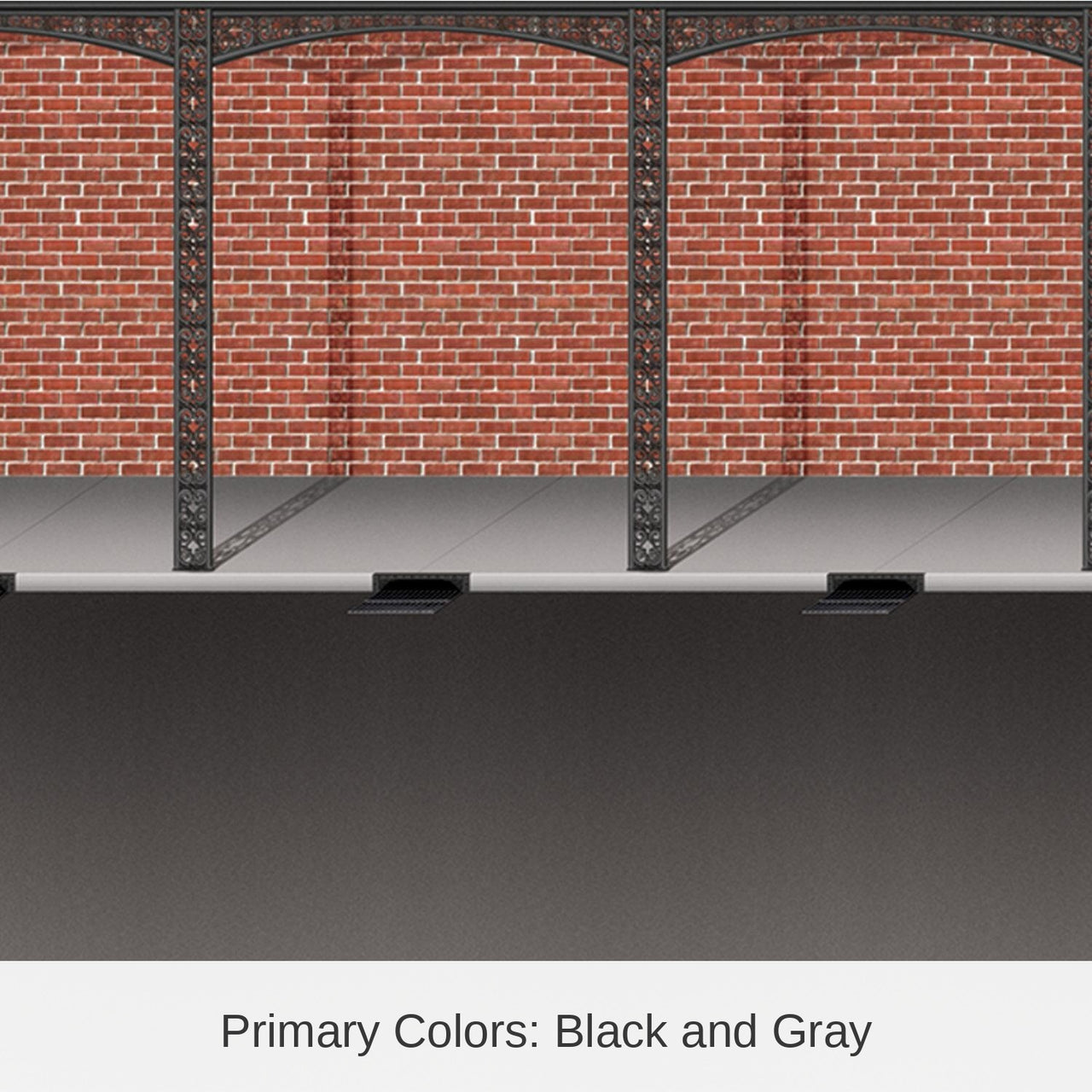 6 Pack Bulk Mardi Gras Brick Wall/Street Backdrop