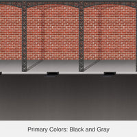 6 Pack Bulk Mardi Gras Brick Wall/Street Backdrop