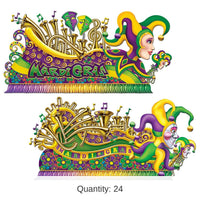 24 Pack Bulk Mardi Gras Float Props