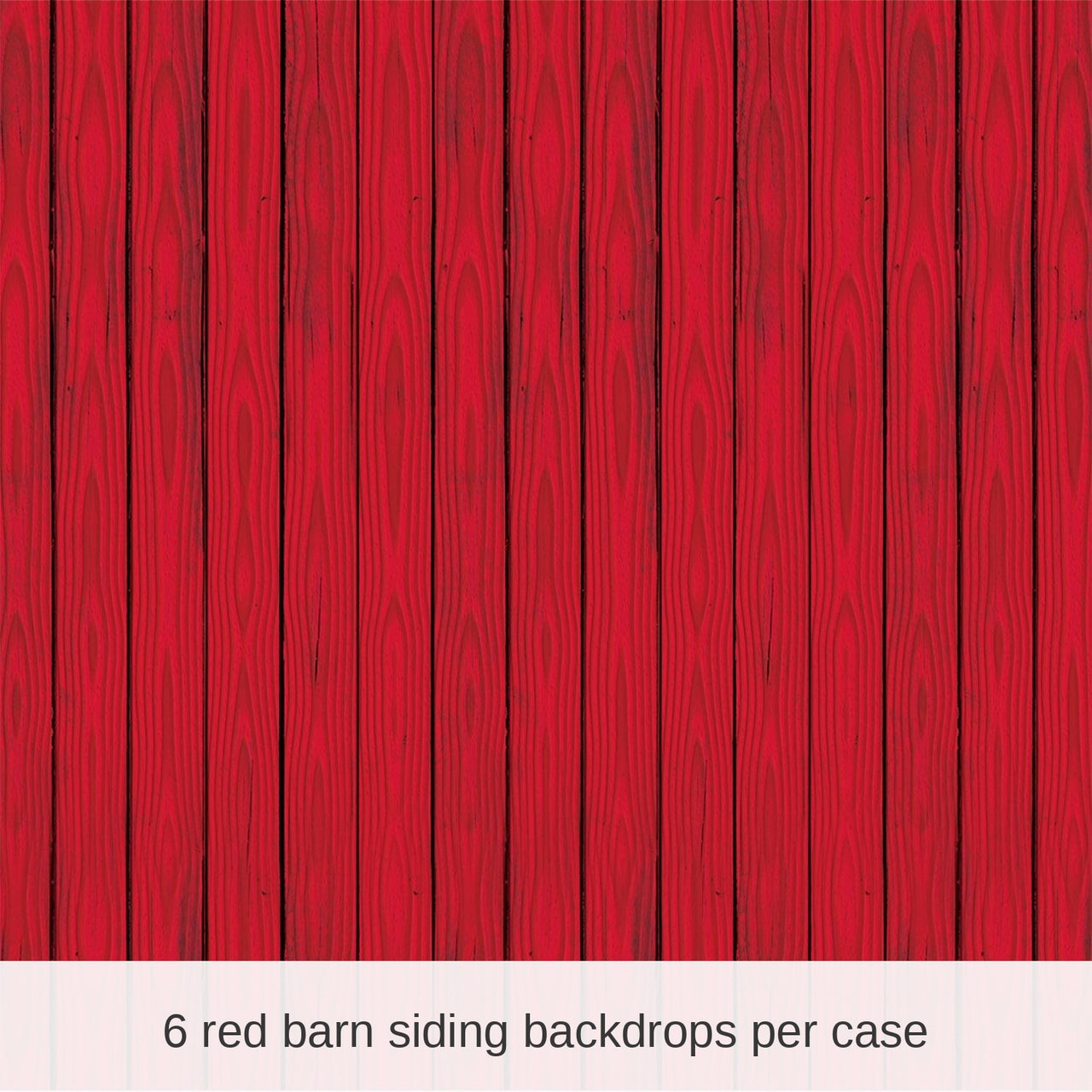 6 Pack Bulk Red Barn Siding Party Backdrop