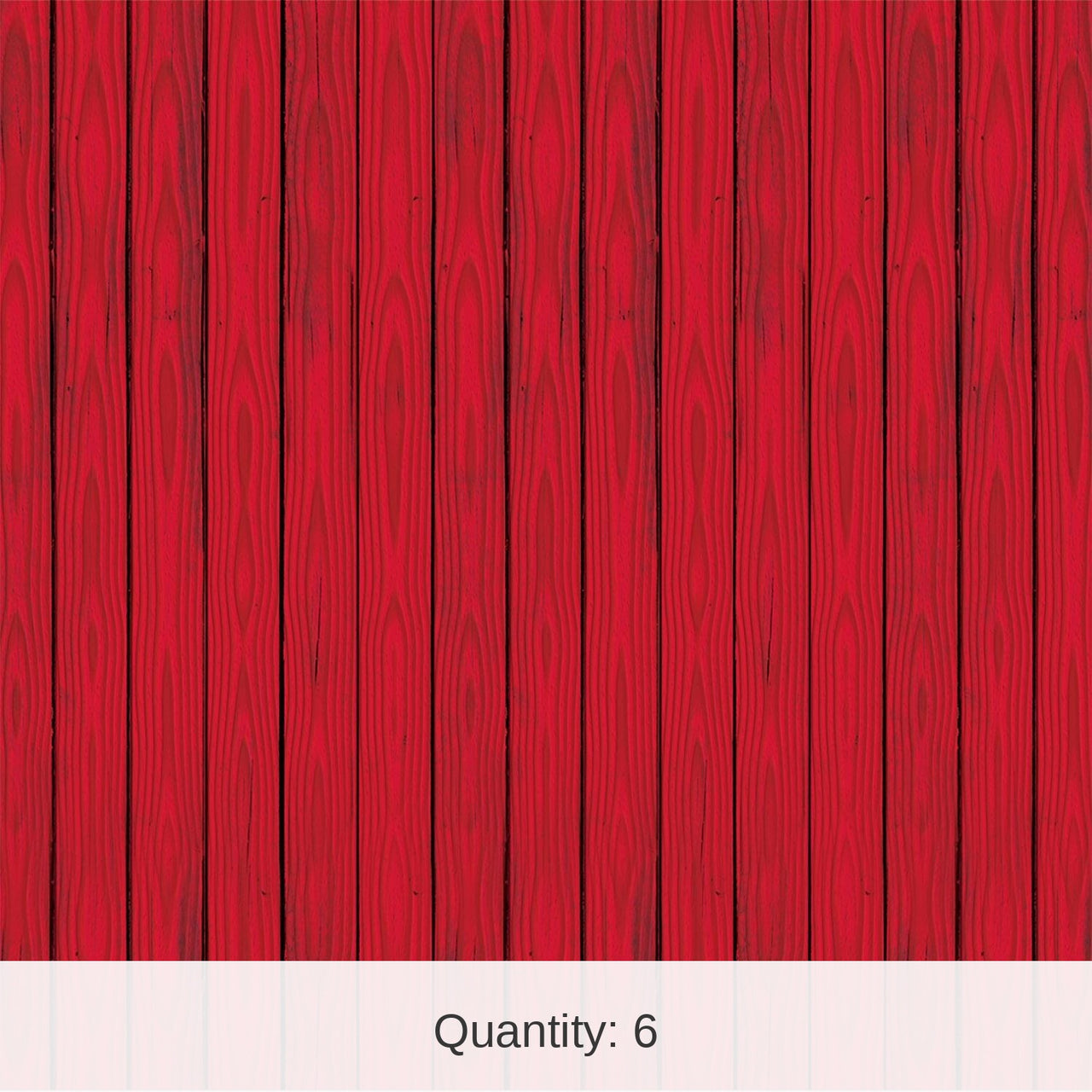 6 Pack Bulk Red Barn Siding Party Backdrop