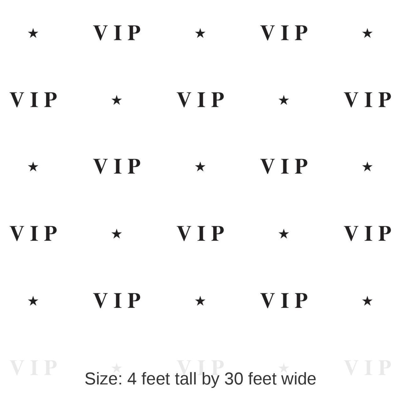 6 Pack Bulk VIP Party Backdrop