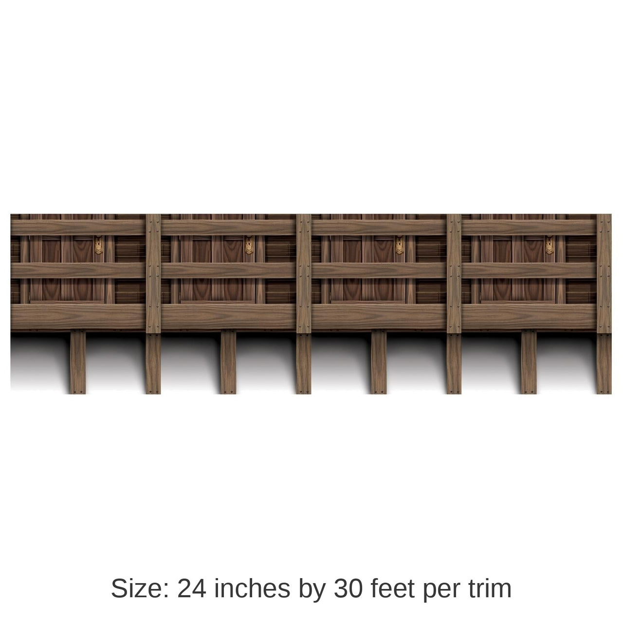 6 Pack Bulk Balcony Border Trim Party Wall Decoration