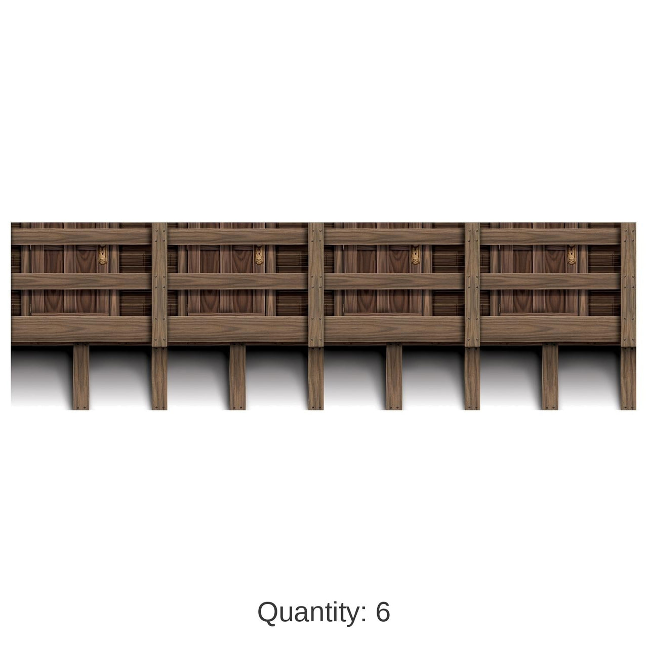 6 Pack Bulk Balcony Border Trim Party Wall Decoration