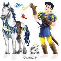 24 Pack Bulk Prince/Trusty Steed Party Props
