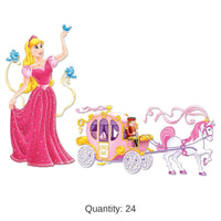 24 Pack Bulk Princess/Carriage Party Props
