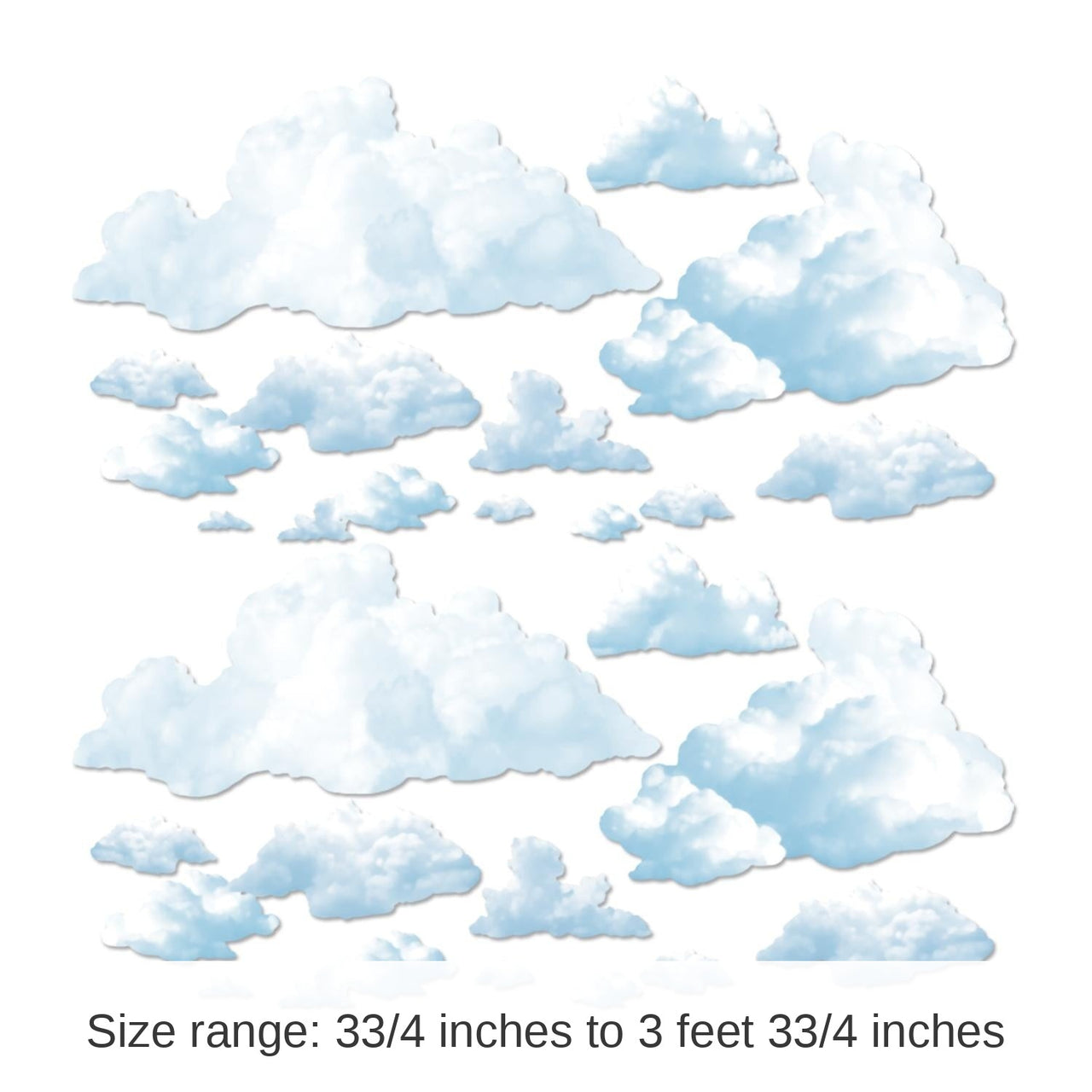 288 Piece Bulk Fluffy Cloud Party Props