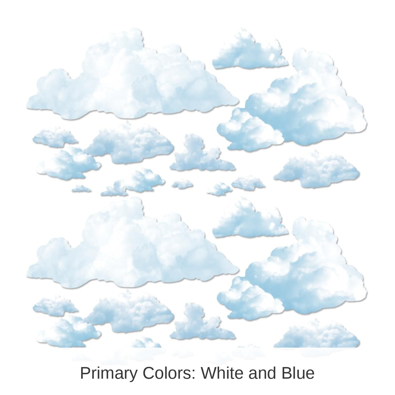 288 Piece Bulk Fluffy Cloud Party Props