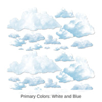 288 Piece Bulk Fluffy Cloud Party Props