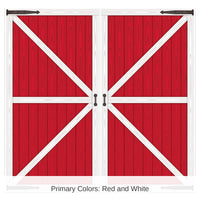 24 Pack Bulk Barn Door Printed Party Photo Props