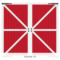 24 Pack Bulk Barn Door Printed Party Photo Props