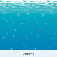 6 Pack Bulk Luau Party Undersea Backdrop